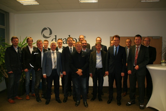 Treffen der Geschäftsführer des IndustrieParks Lingen bei Dralon.