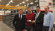 Neue Lagertechnik bei Rosen in Lingen