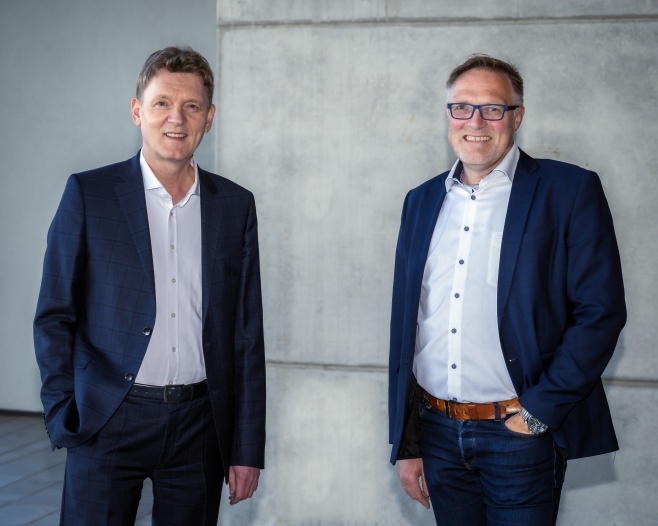 Oberbürgermeister Dieter Krone (links) und Wirtschaftsförderer Ludger Tieke.